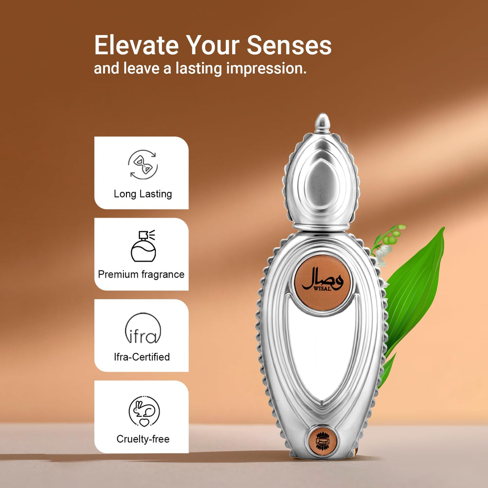 Ajmal Wisal musk-base delivers lasting warmth and a soft trail.