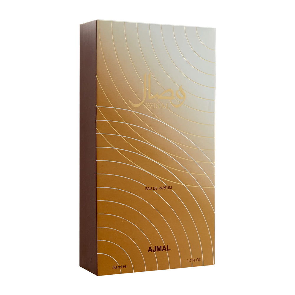 Ajmal Wisal rose-patchouli-sandalwood notes hint at floral-woody sophistication.