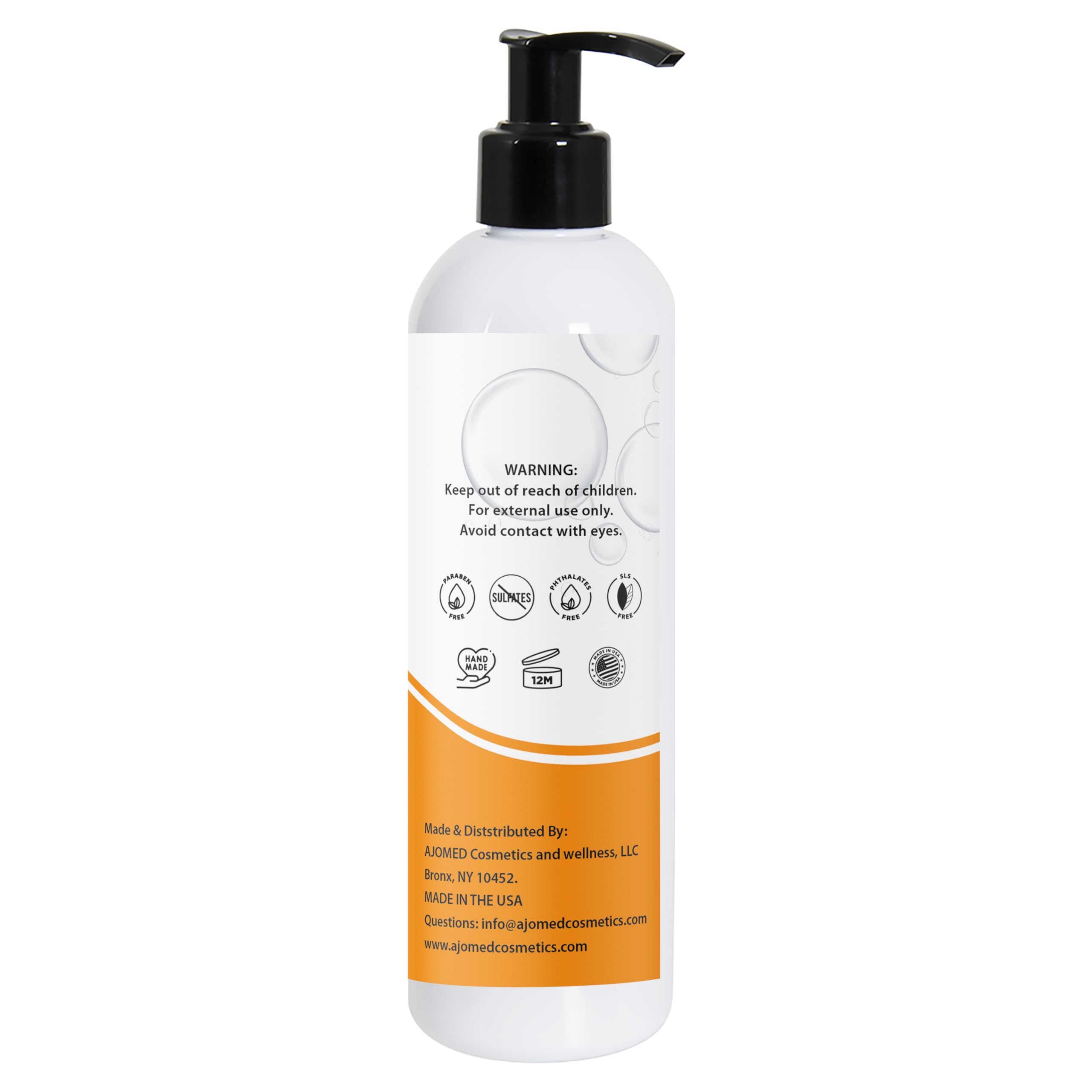 Soft hydrated skin after using AJOMED body wash.