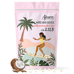 Ajoura 2.5 lb wax beads pack—great value for home waxing.