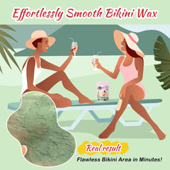 Ajoura bikini-area waxing bead set enables versatile body hair removal.