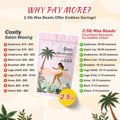 Ajoura wax beads application—smooth hair removal on all body areas.