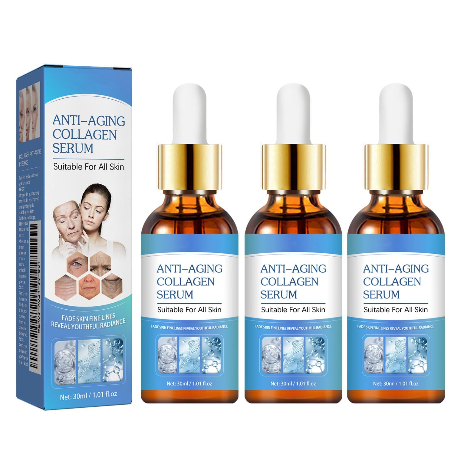 AKEASS stock-solution-serum-bottle ready for daily anti-aging routine.