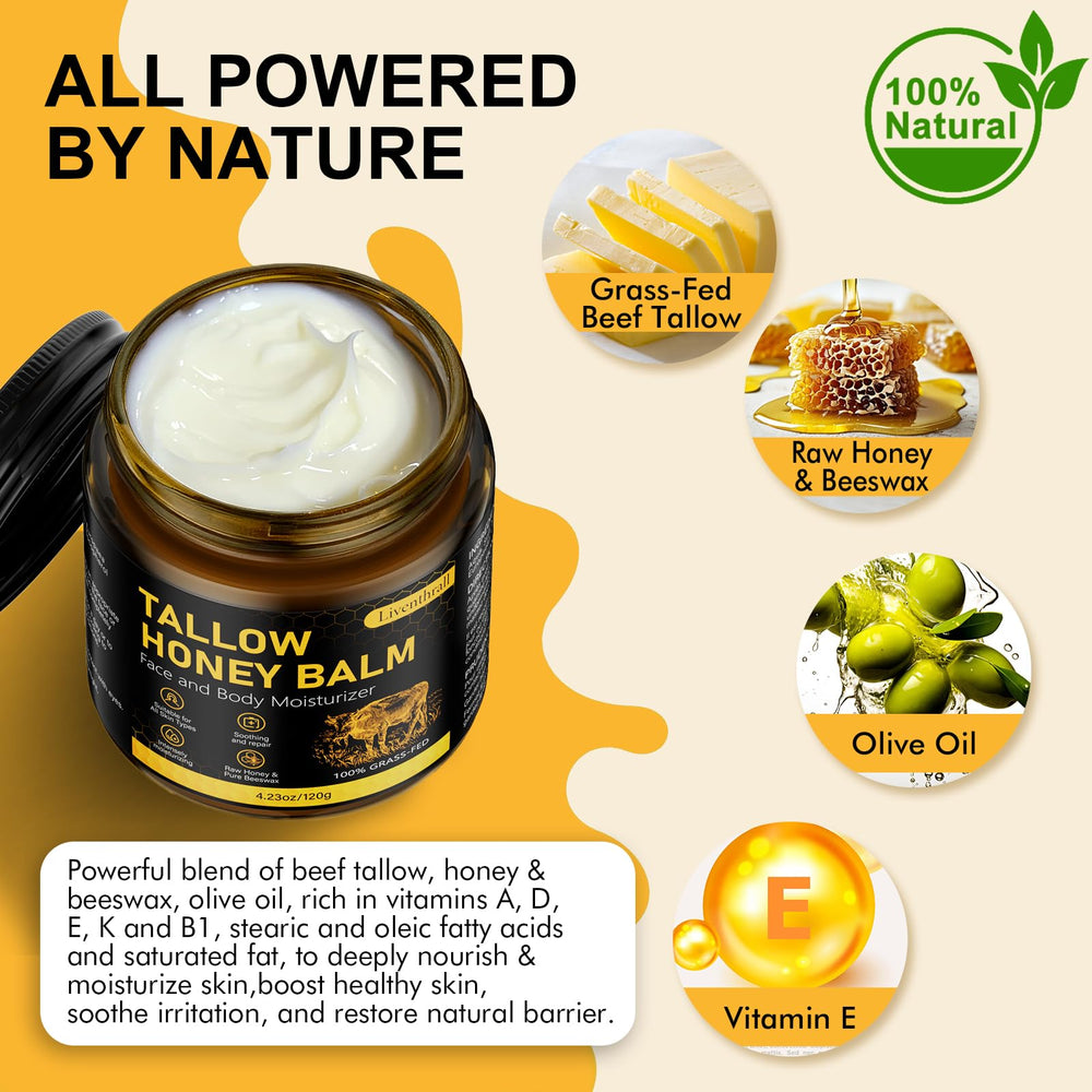 AKIICHI wild-raw-honey-beeswax-ingredient image emphasizes natural humectants