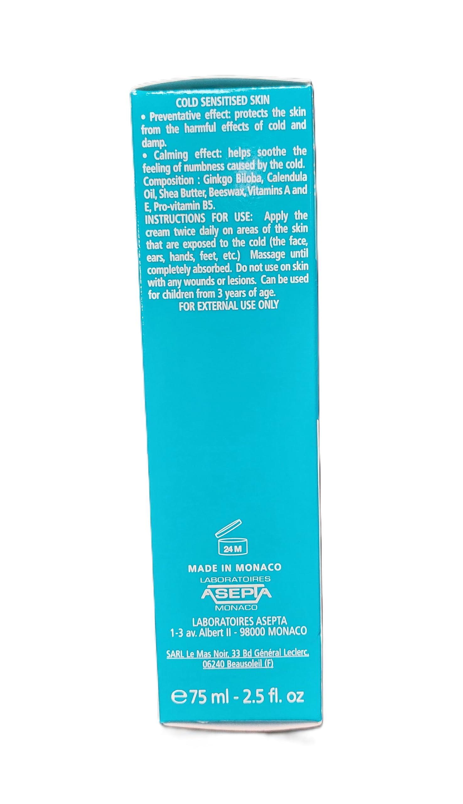 Akileine Akilenjur Cream compact tube on bathroom shelf for all-day moisture.