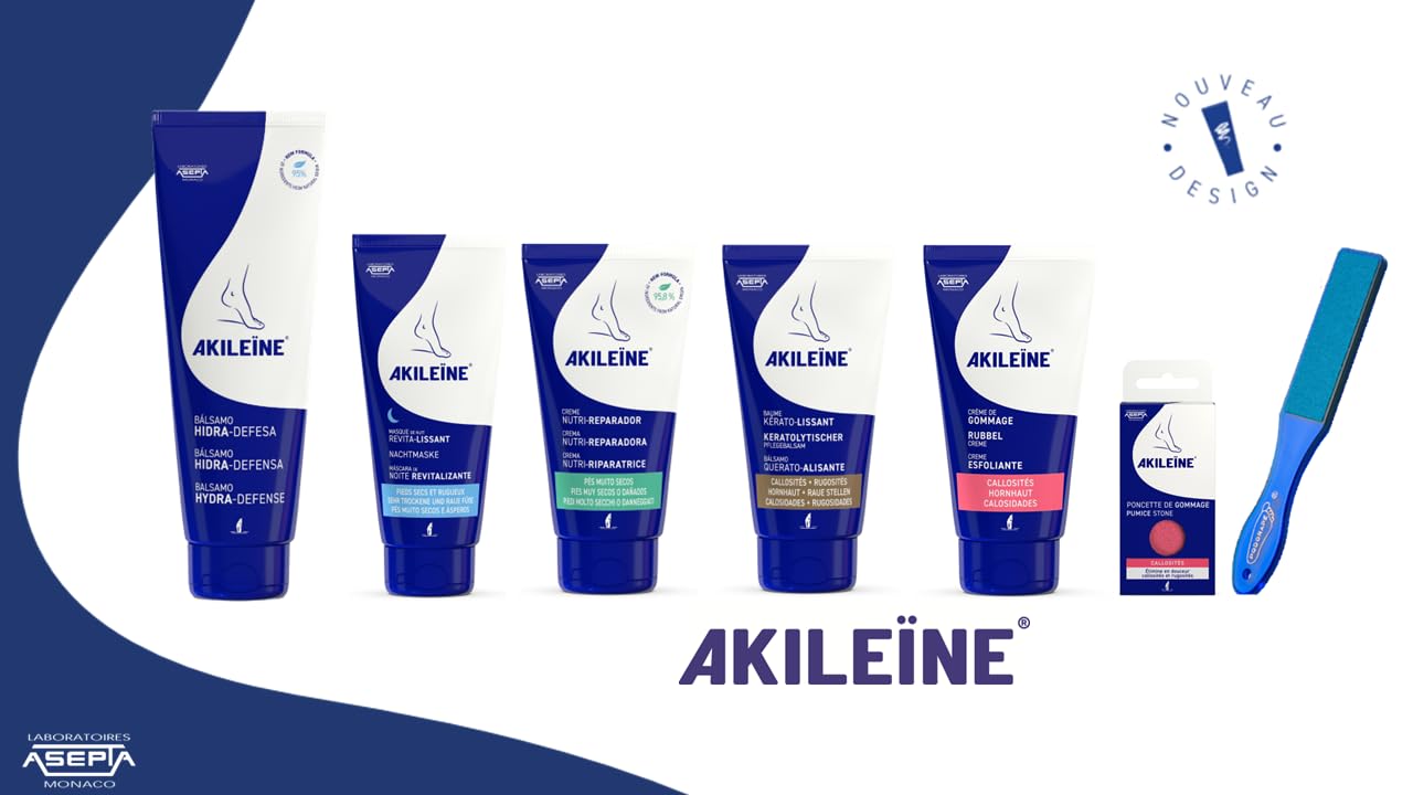 Akileine Akilenjur Cream hand care closeup showing smooth application.