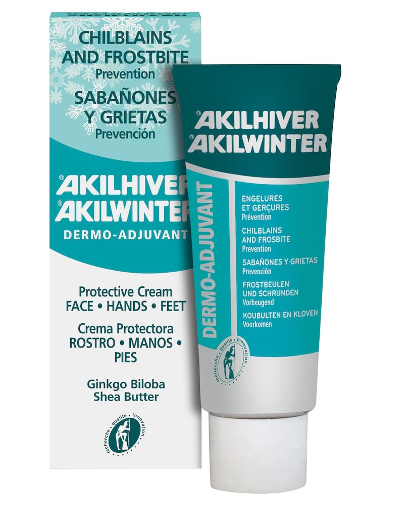 Akileine Akilenjur Cream packaging shot showing winter protection for dry skin.
