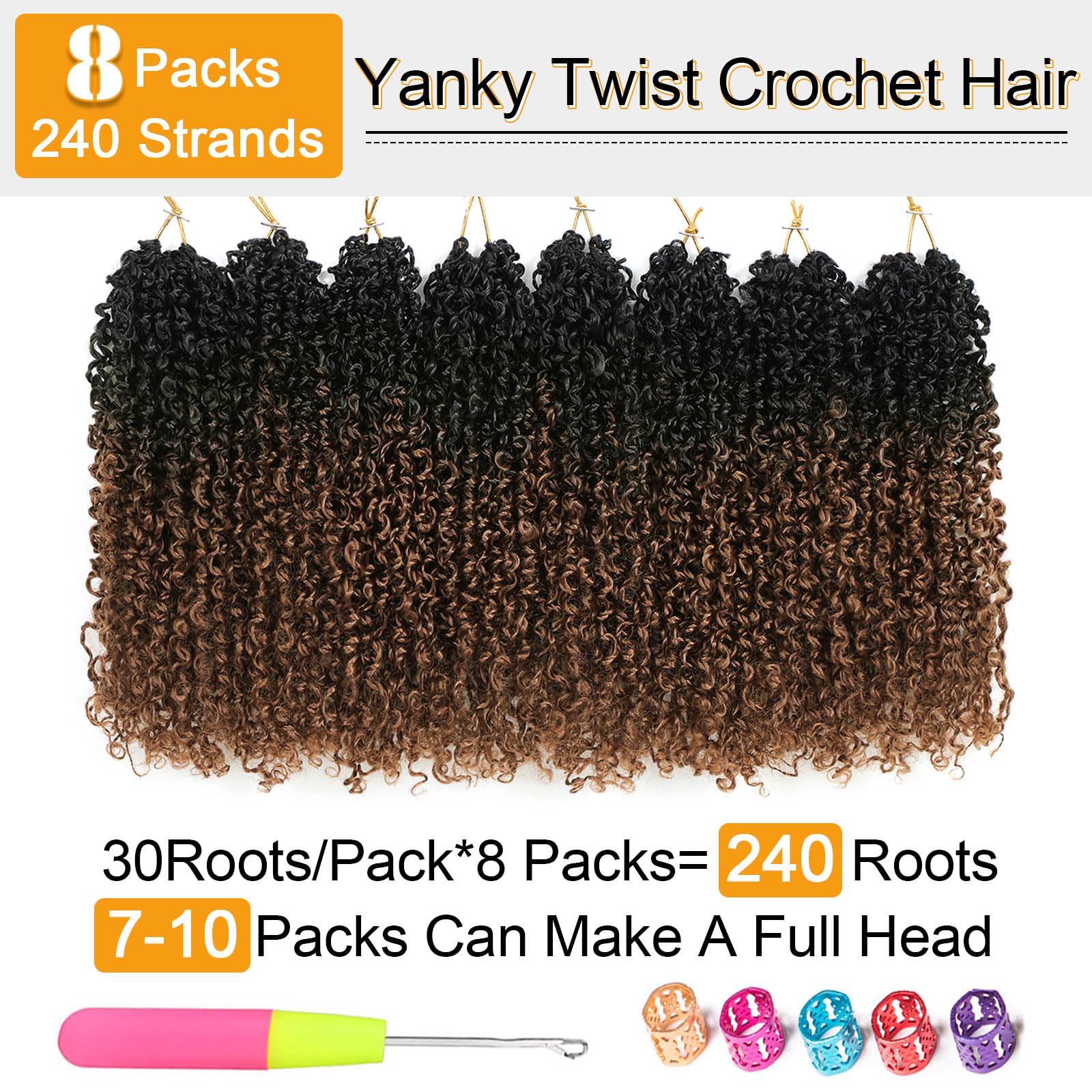 Aksice Yanky Twist crochet hair attachment is simple, quick, and reusable.