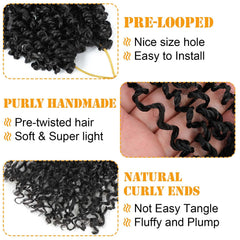 Aksice passion micro twist close-up displays vivid curls for bold, casual looks.