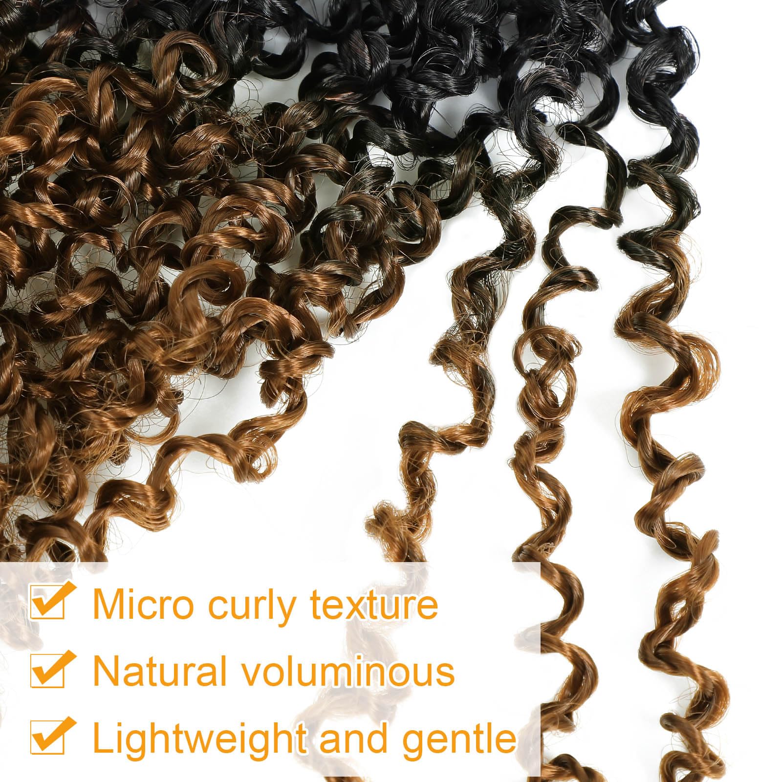 Aksice Yanky Twist full-head look shows volume for everyday wear.