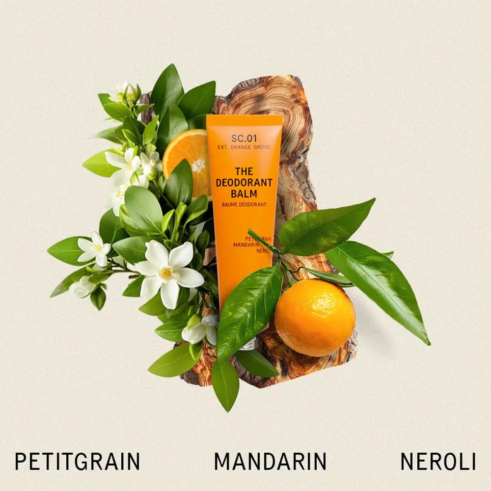 AKT Deodorant Balm application shows pea-sized dot for quick daily protection.