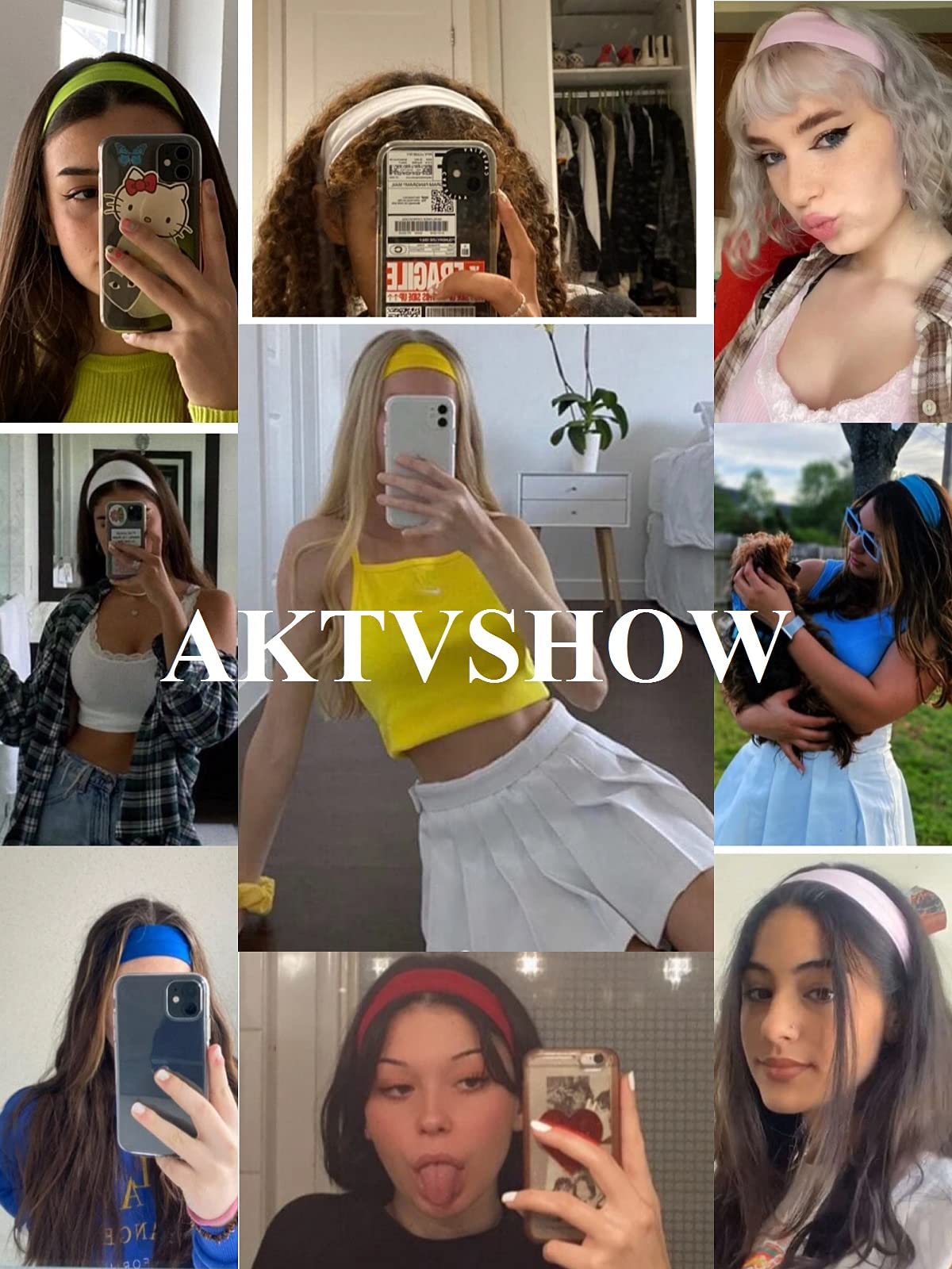 AKTVSHOW daily-use headbands for yoga, running, gym or everyday activities