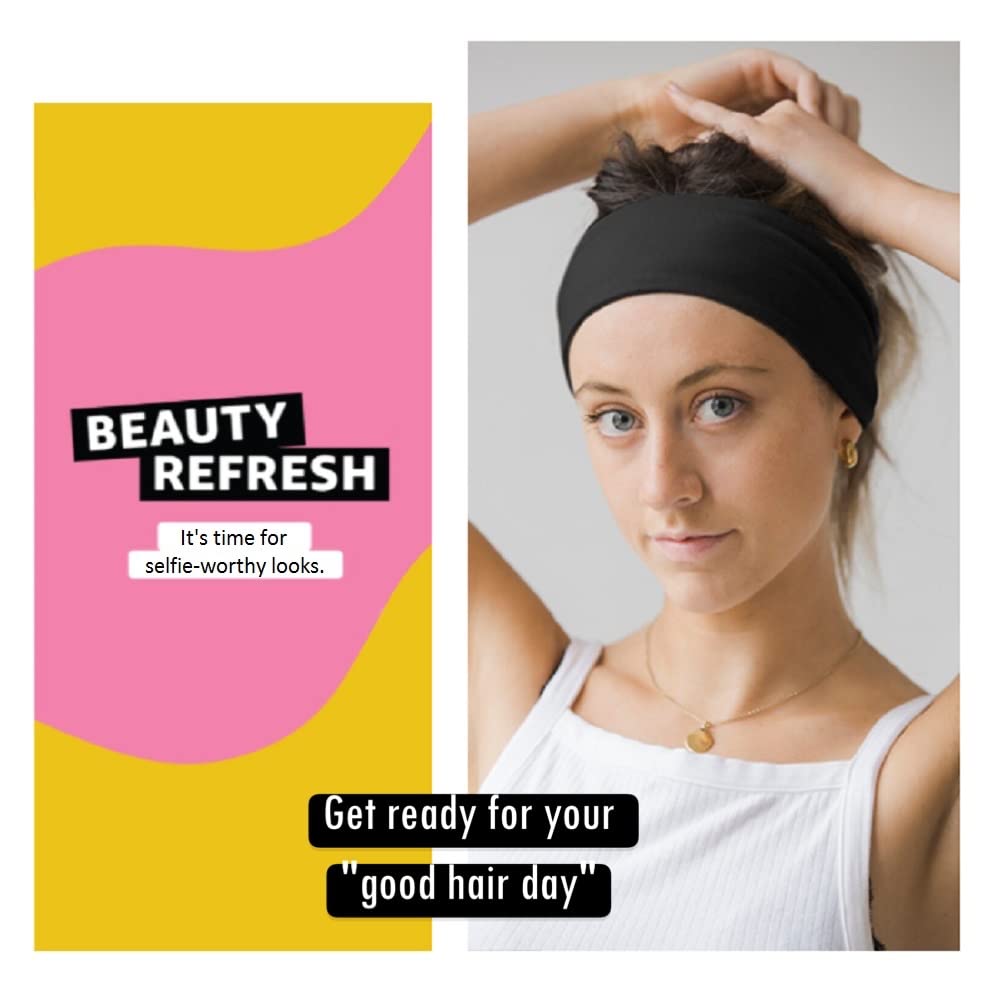 AKTVSHOW durable stretch headband for all-day secure fit