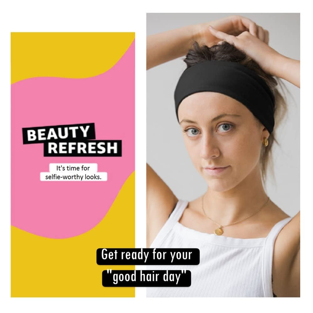 AKTVSHOW durable stretch headband for all-day secure fit