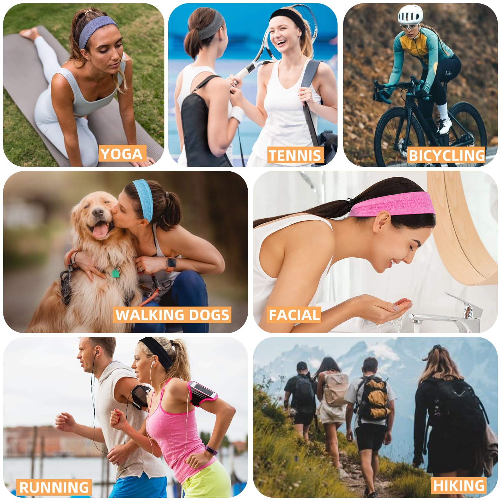 AKTVSHOW adjustable, stretchy fit provides comfortable secure hold.