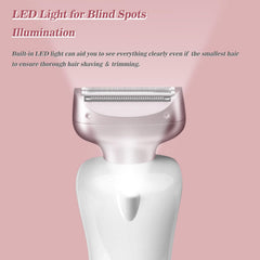 Akunbem pink shaver detachable head for easy cleaning