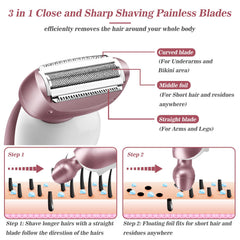 Akunbem shaver underarm area pink precise trimming
