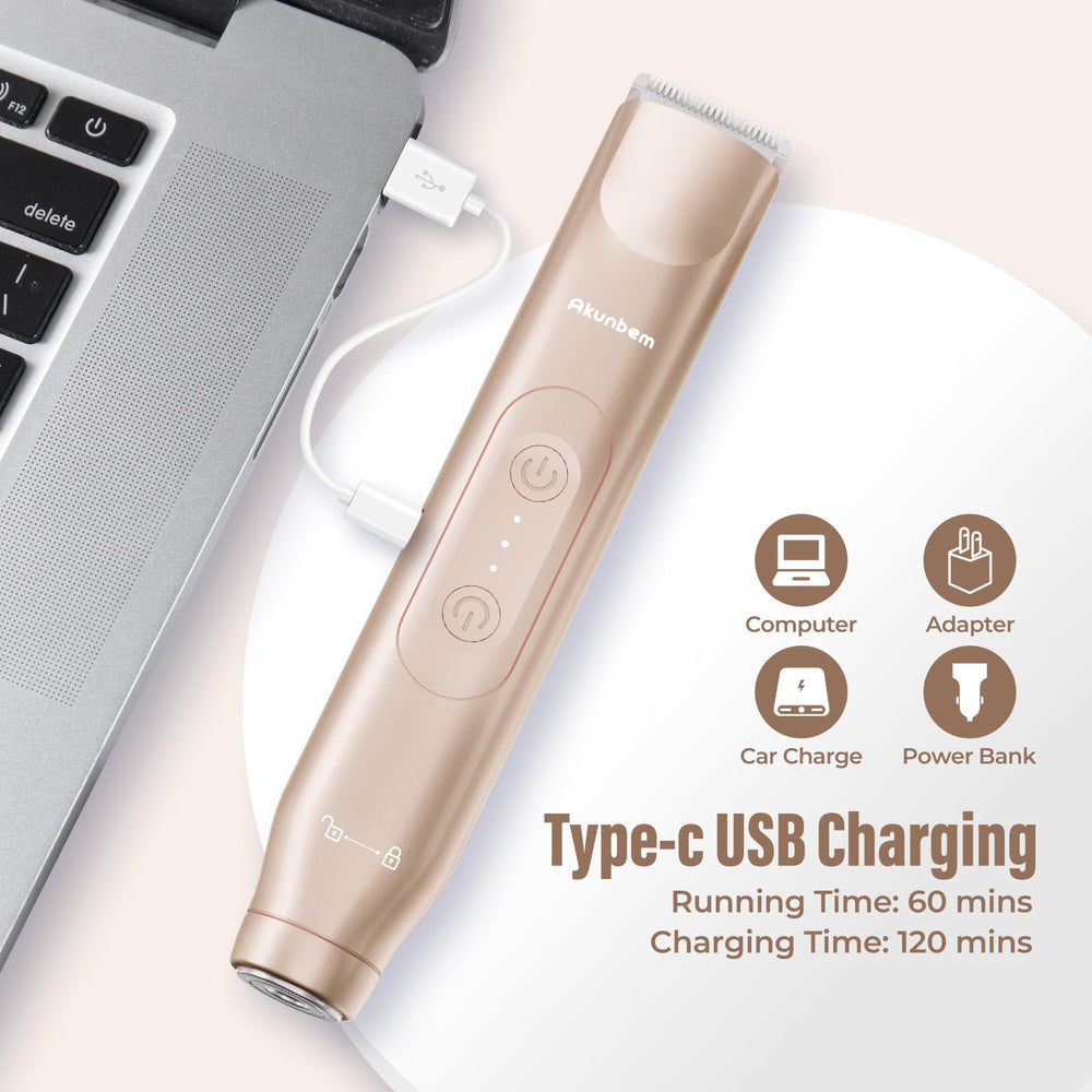 Akunbem USB charging cable for on-the-go recharging.