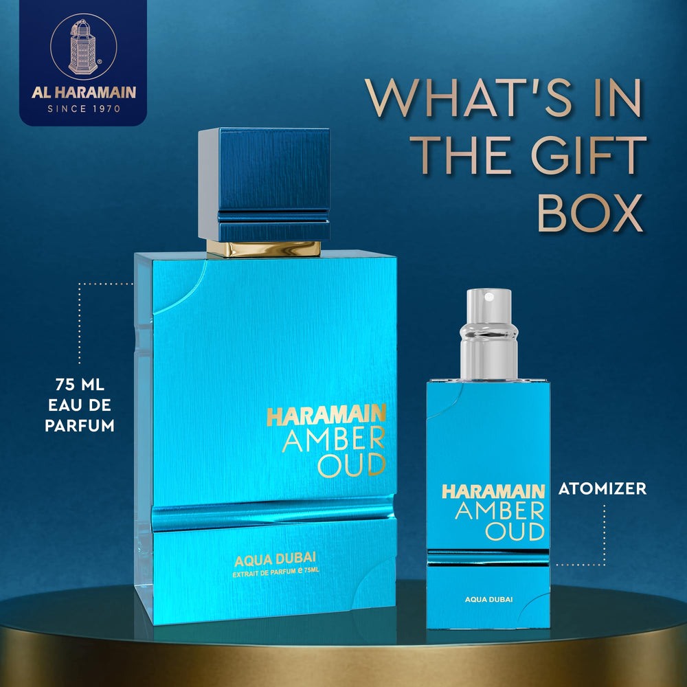 Al Haramain Amber Oud base with vanilla and musk for lasting warmth