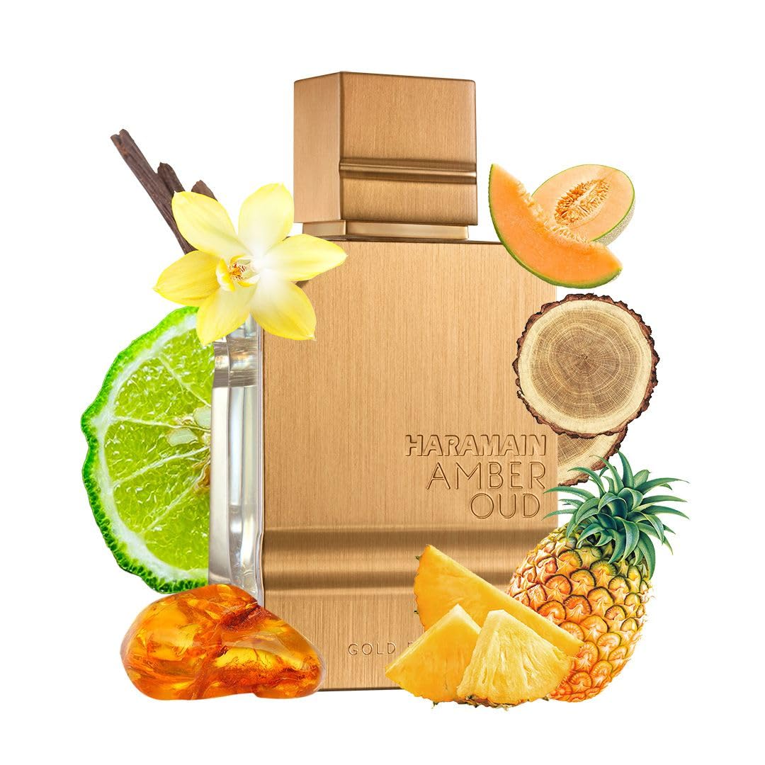 Al Haramain Amber Oud Gold Edition box presents gift-worthy packaging.