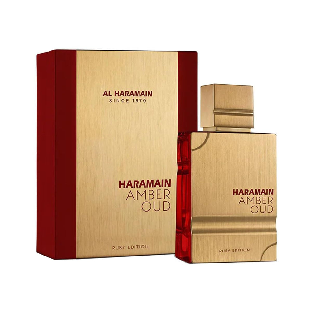 Amber Oud Ruby Edition heart notes jasmine and cedar for a floral-woody core