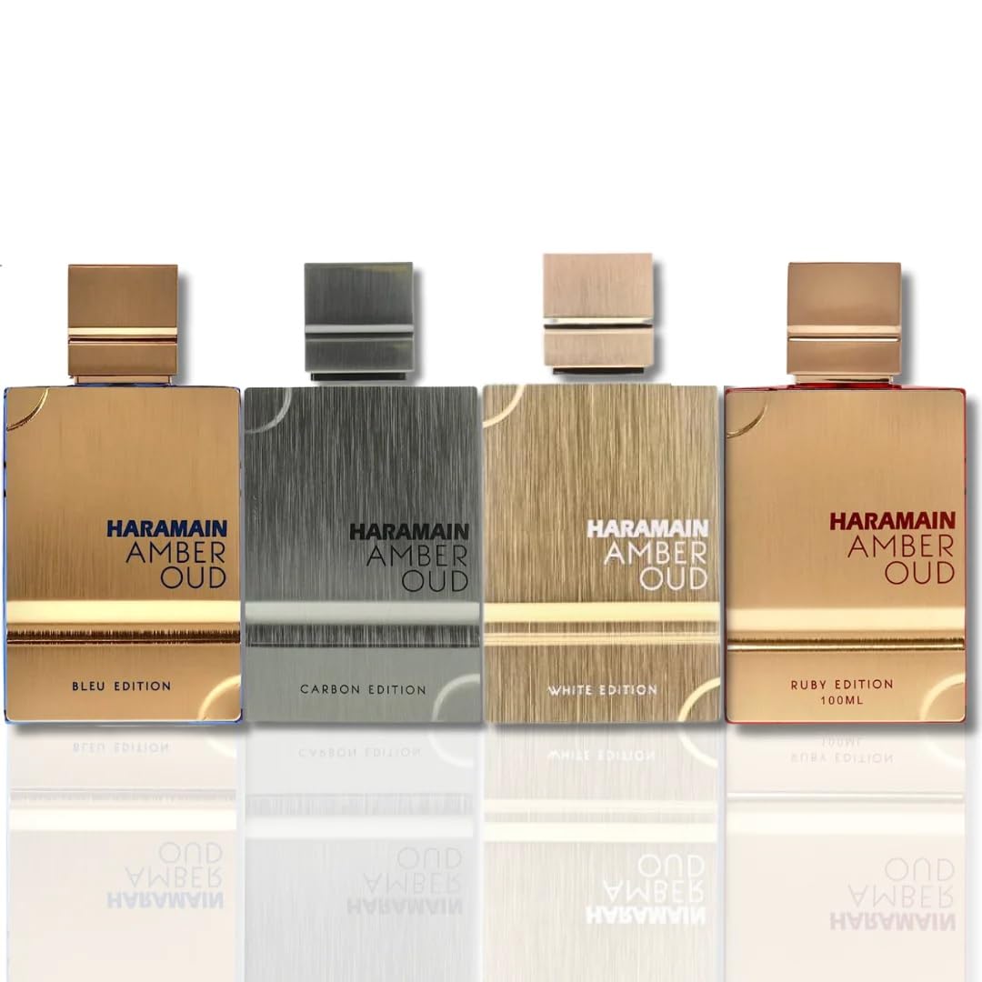 Al Haramain Amber Oud White Edition cap-detail hints refined, travel-friendly bottle design
