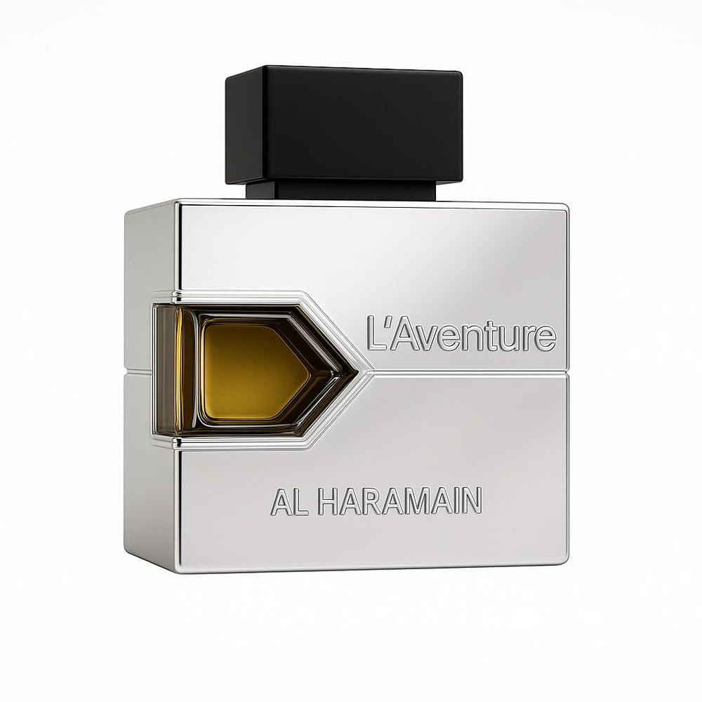Al Haramain L'aventure bottle front for daily, long-lasting wear