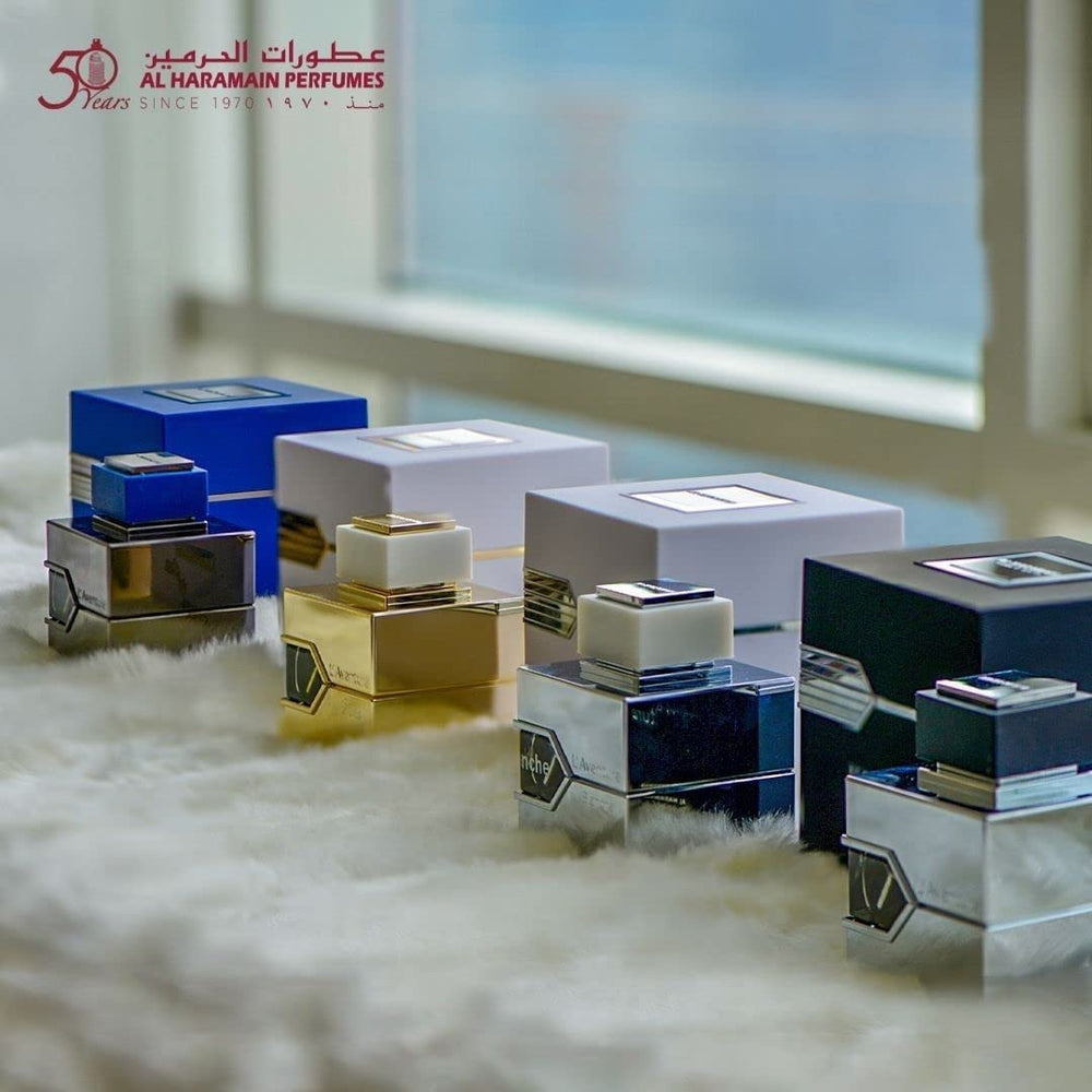 Al Haramain L'Aventure Femme EDP lifestyle-shot wearer at a social moment