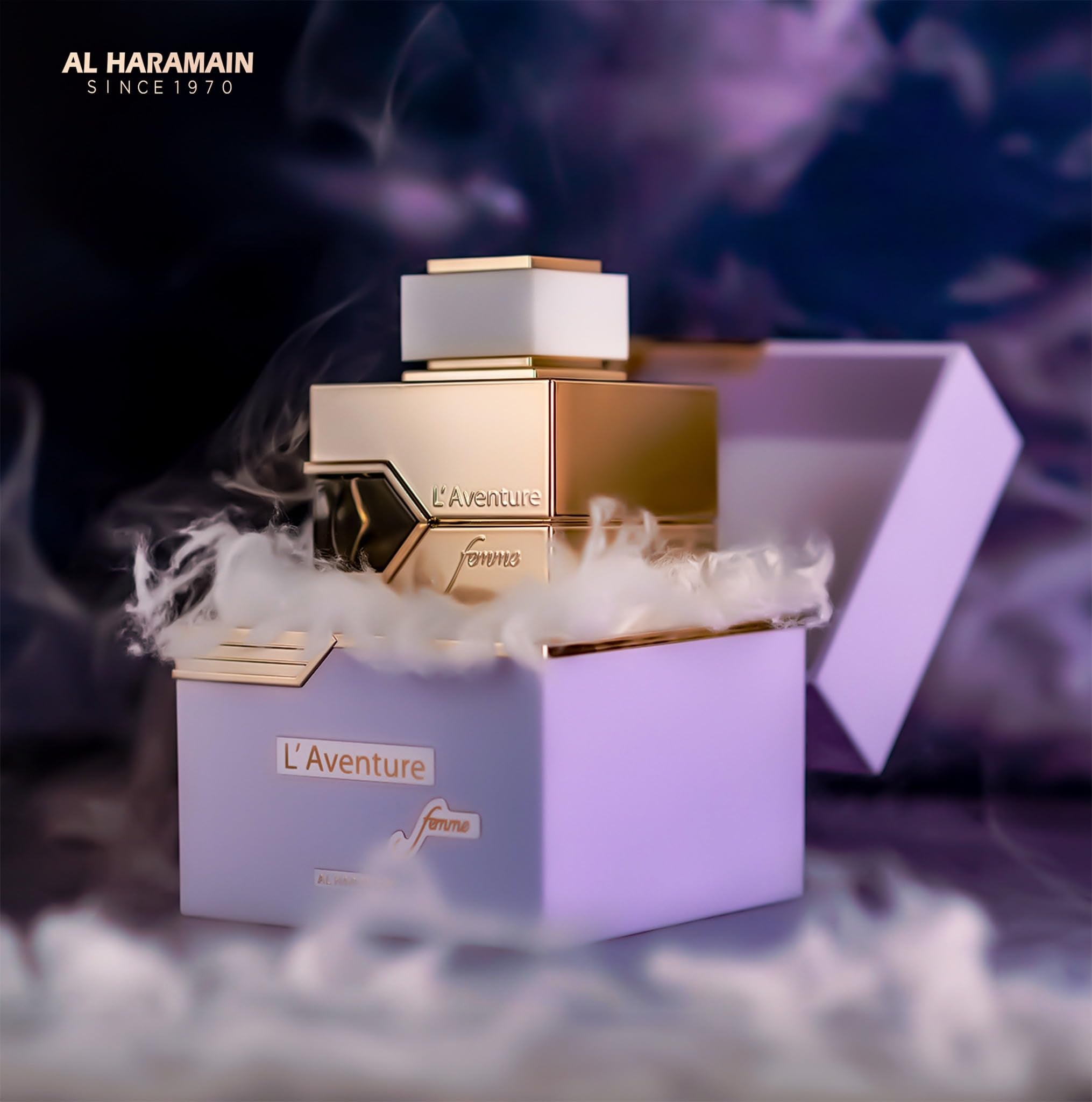 Al Haramain L'Aventure Femme EDP top-notes-elemi-lemon-bergamot for bright opening