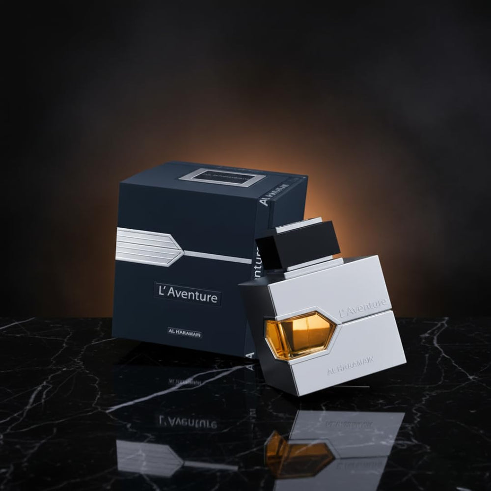 Al Haramain L'aventure packaging hints at UAE craftsmanship