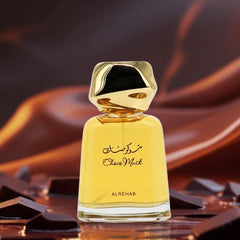 Al-Rehab Choco Musk base notes chocolate and musk for lasting warmth.