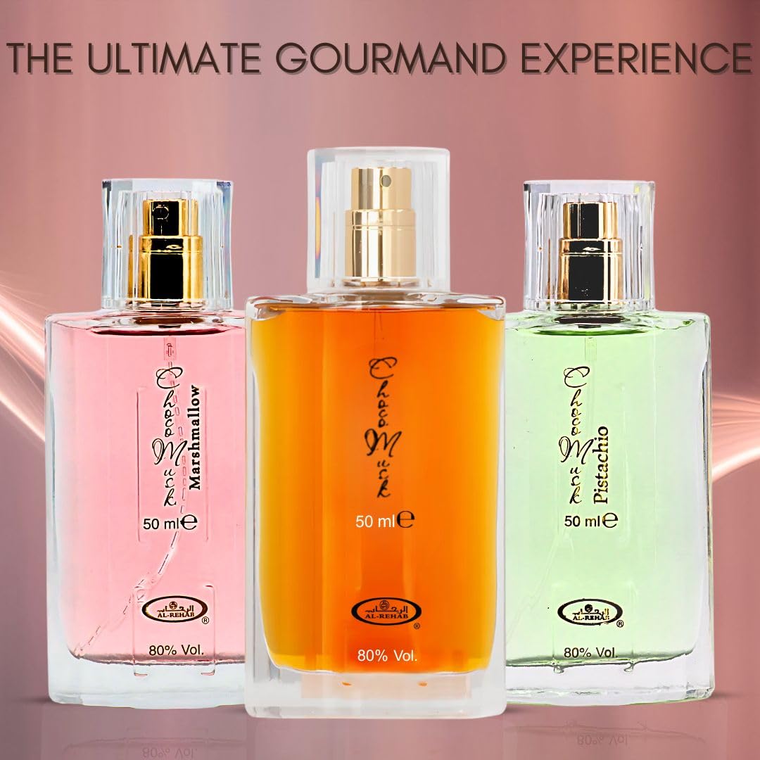 Al-Rehab Choco Musk chocolate-amber finish evokes cozy evenings and gourmand moments