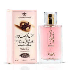 Al-Rehab Choco Musk Marshmallow bottle ready for everyday wear and cozy vibes