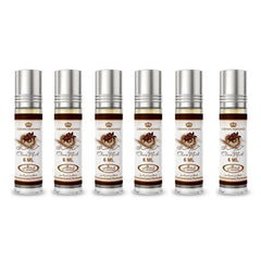 Al-Rehab Choco Musk rollerball bottle for unisex fragrance, ideal for on-the-go scenting.