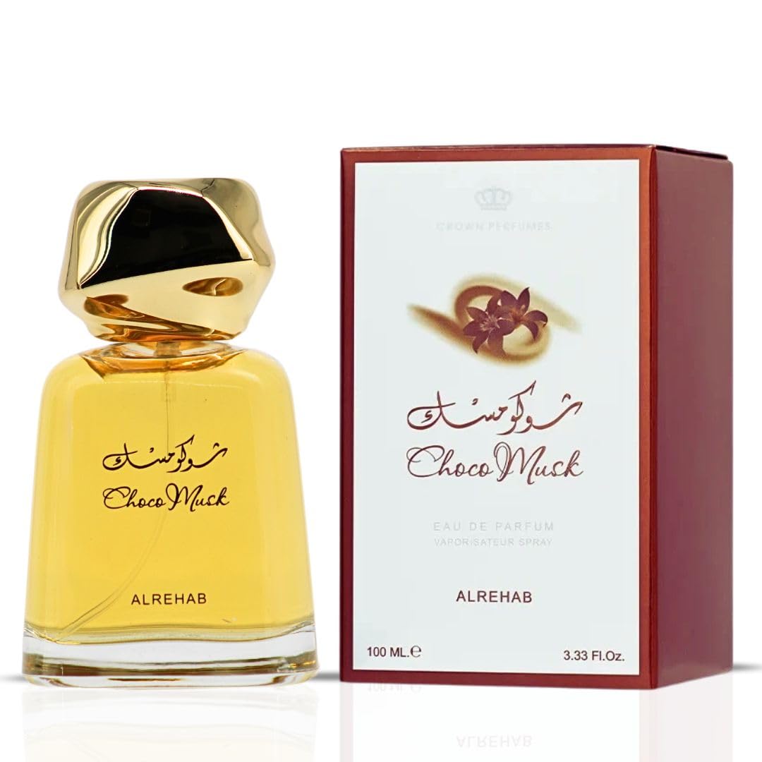 Al-Rehab Choco Musk wear on wrist for versatile evening scent.