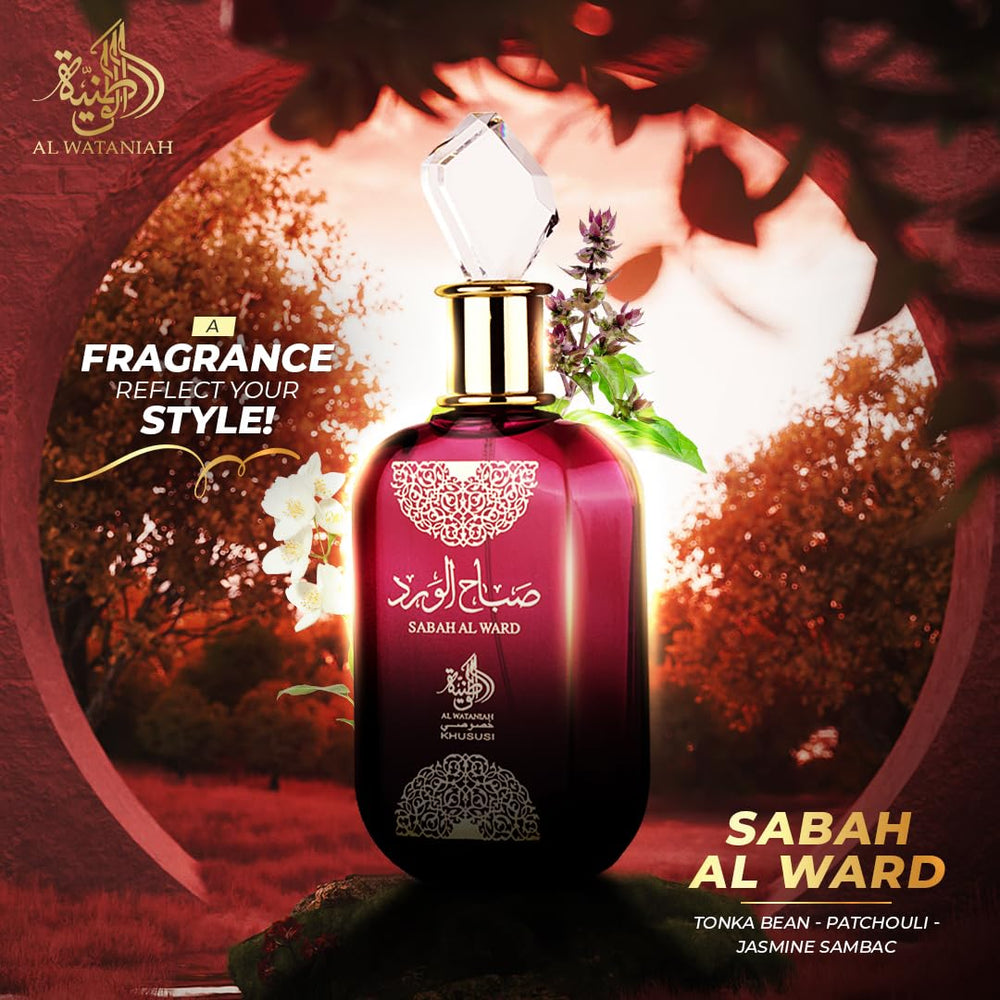 Al Wataniah Sabah Al Ward jasmine sambac highlight suggests fresh floral character