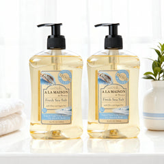 A LA MAISON Olive and Coconut Oils with Vitamin E nourish the skin.