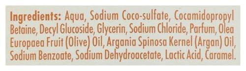 A LA MAISON Orange Bergamot Body Wash label-closeup highlights cruelty-free practice and organic-cert vibe.