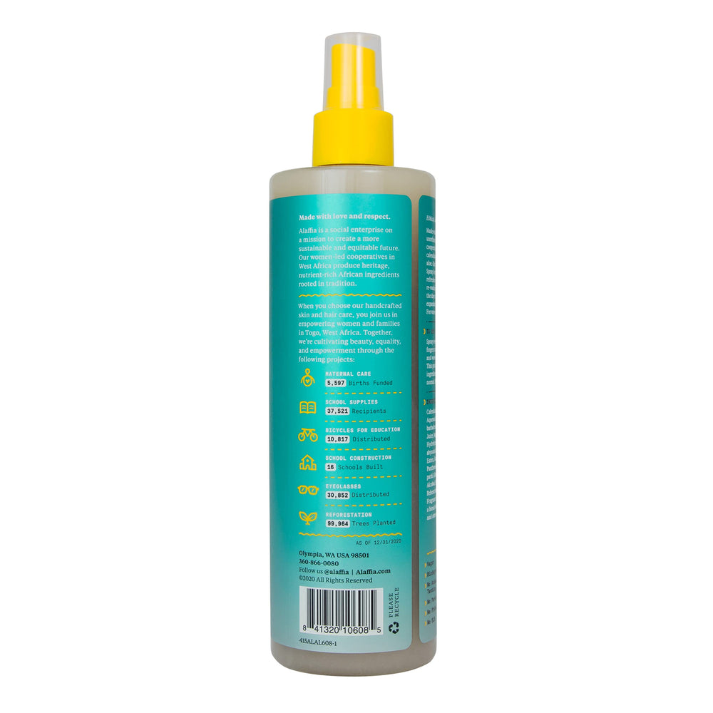 Calendula and aloe blend imagery for Alaffia Beautiful Curls.
