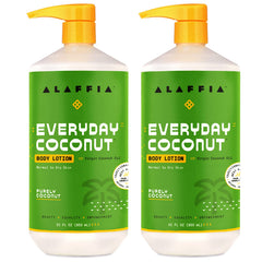 Alaffia Everyday Coconut bottle pump for quick daily hydration