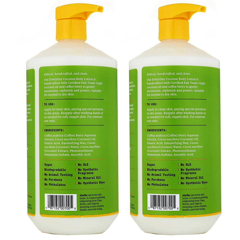 Alaffia Everyday Coconut ingredients coconut oil highlight natural hydration