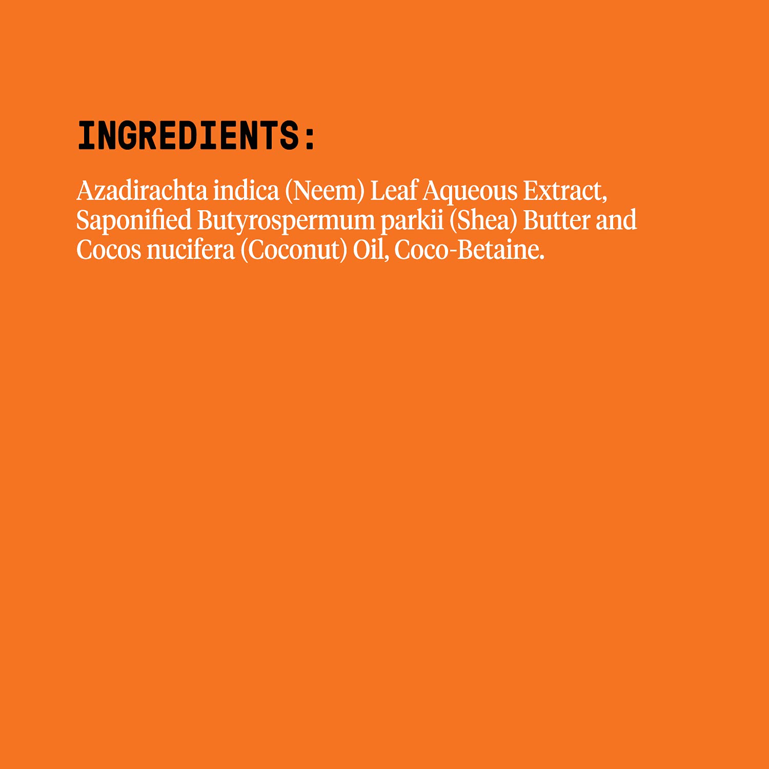 Alaffia Everyday Shea Body Wash neem-coconut ingredients highlighting nourishing botanicals.