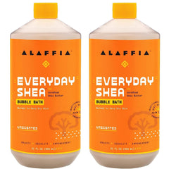 Alaffia Everyday Shea Bubble Bath bottle for gentle cleansing and moisturizing