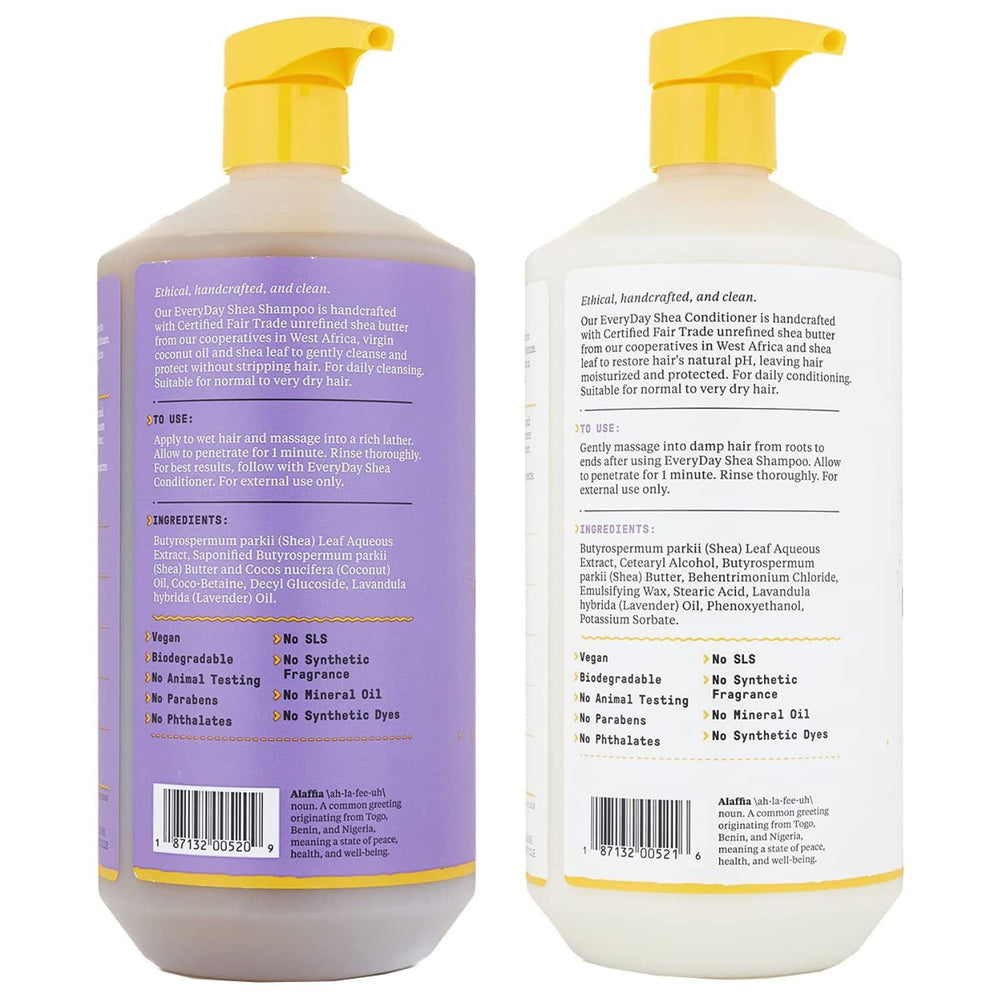 Alaffia Everyday Shea Conditioner bottle with lavender for hydrating daily moisture