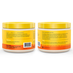 Alaffia Shea Butter Unscented texture scoop reveals rich, nourishing consistency for skin