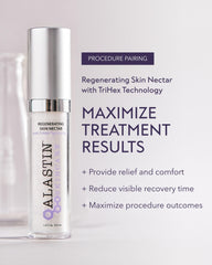 ALASTIN Regenerating Skin Nectar being applied to face for post-procedure soothing