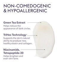 ALASTIN Restorative Eye Treatment application demonstrates gentle tapping around the orbital bone