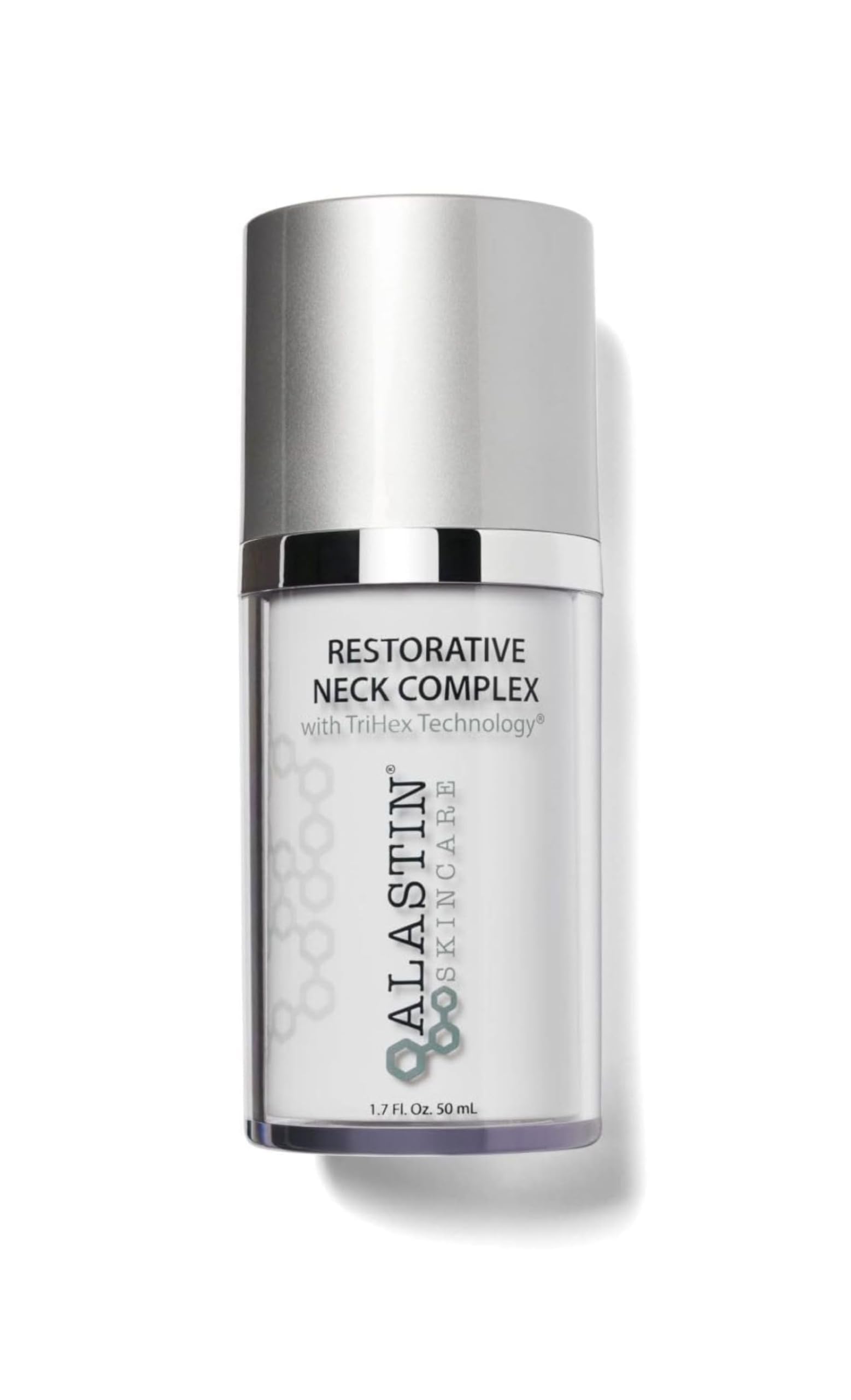ALASTIN Restorative Neck Complex bottle showing hydrating neck care formula
