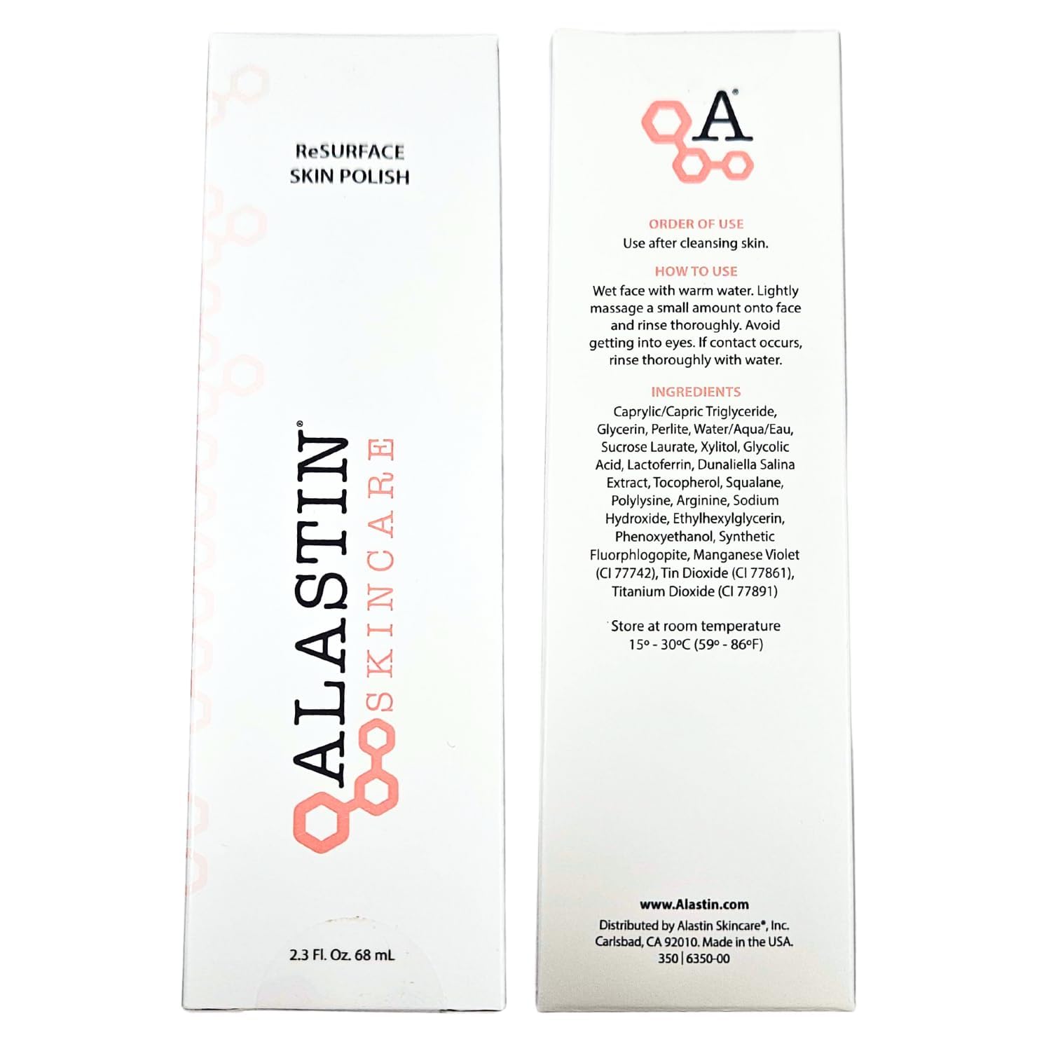 ALASTIN ReSURFACE packaging and branding conveys premium at-home exfoliation option