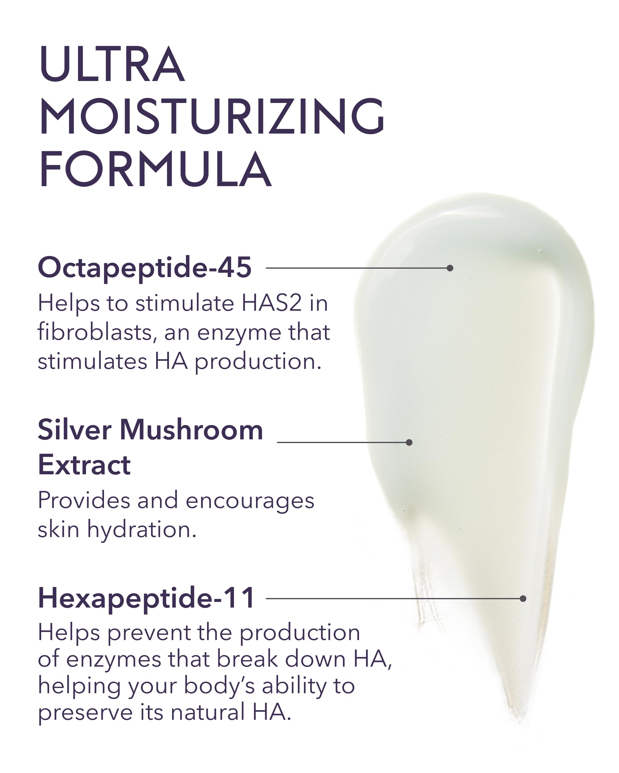 Glow appears on hydrated skin after using ALASTIN Skincare HA IMMERSE.